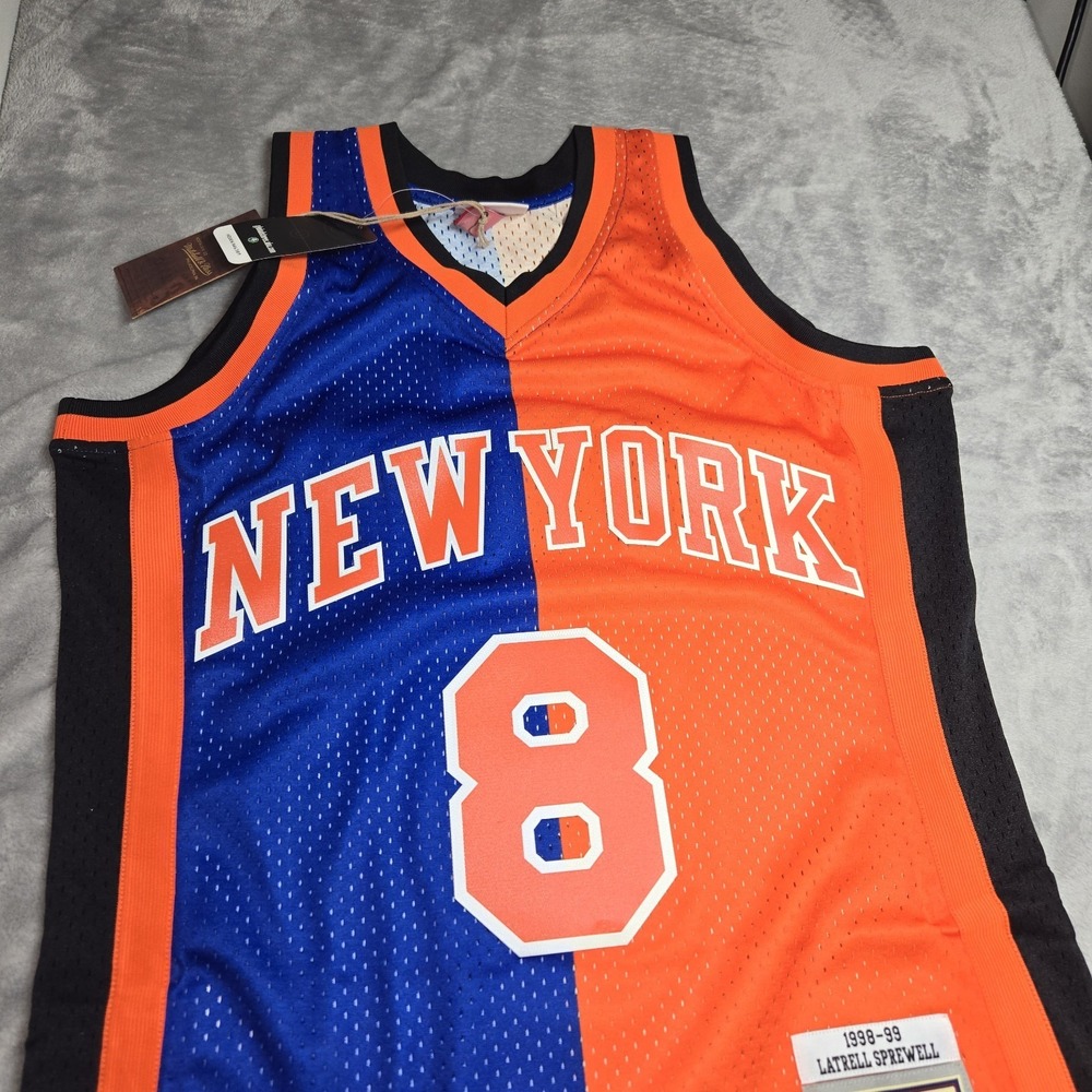 Mitchell & Ness Latrell Sprewell Knicks Jersey Hardwood Classics 1998 Swingman M
